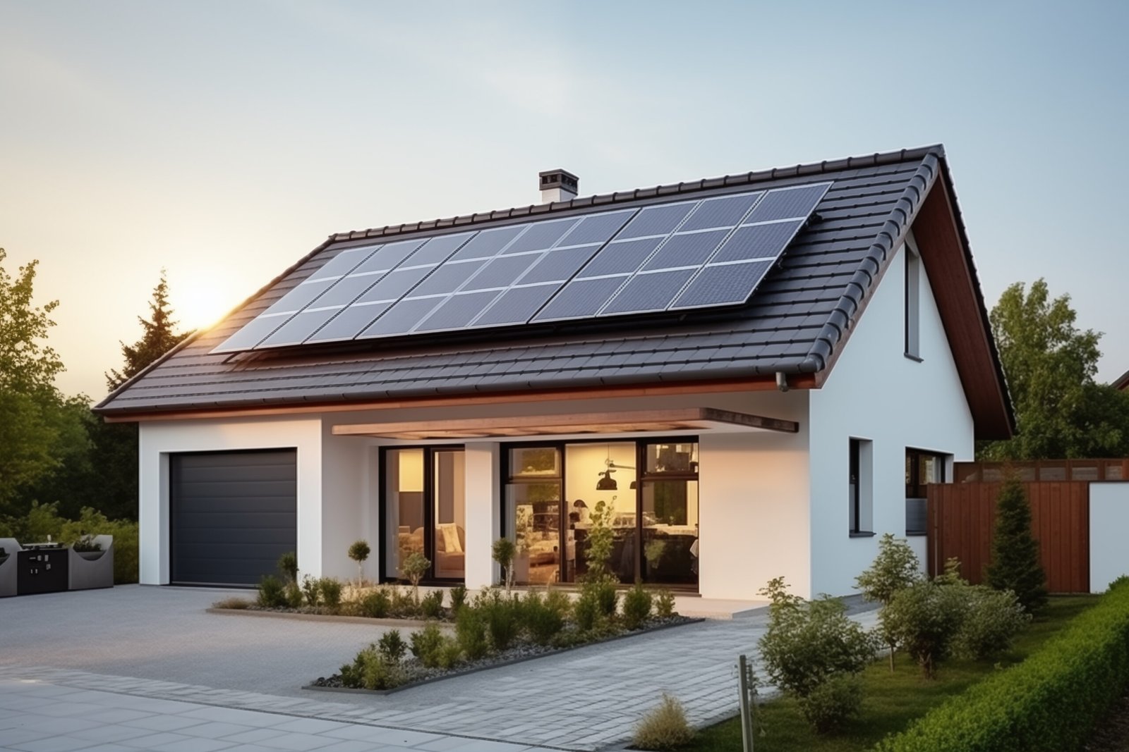 Vecteezy Ai Generated New Suburban House With A Photovoltaic System 38703618 Scaled